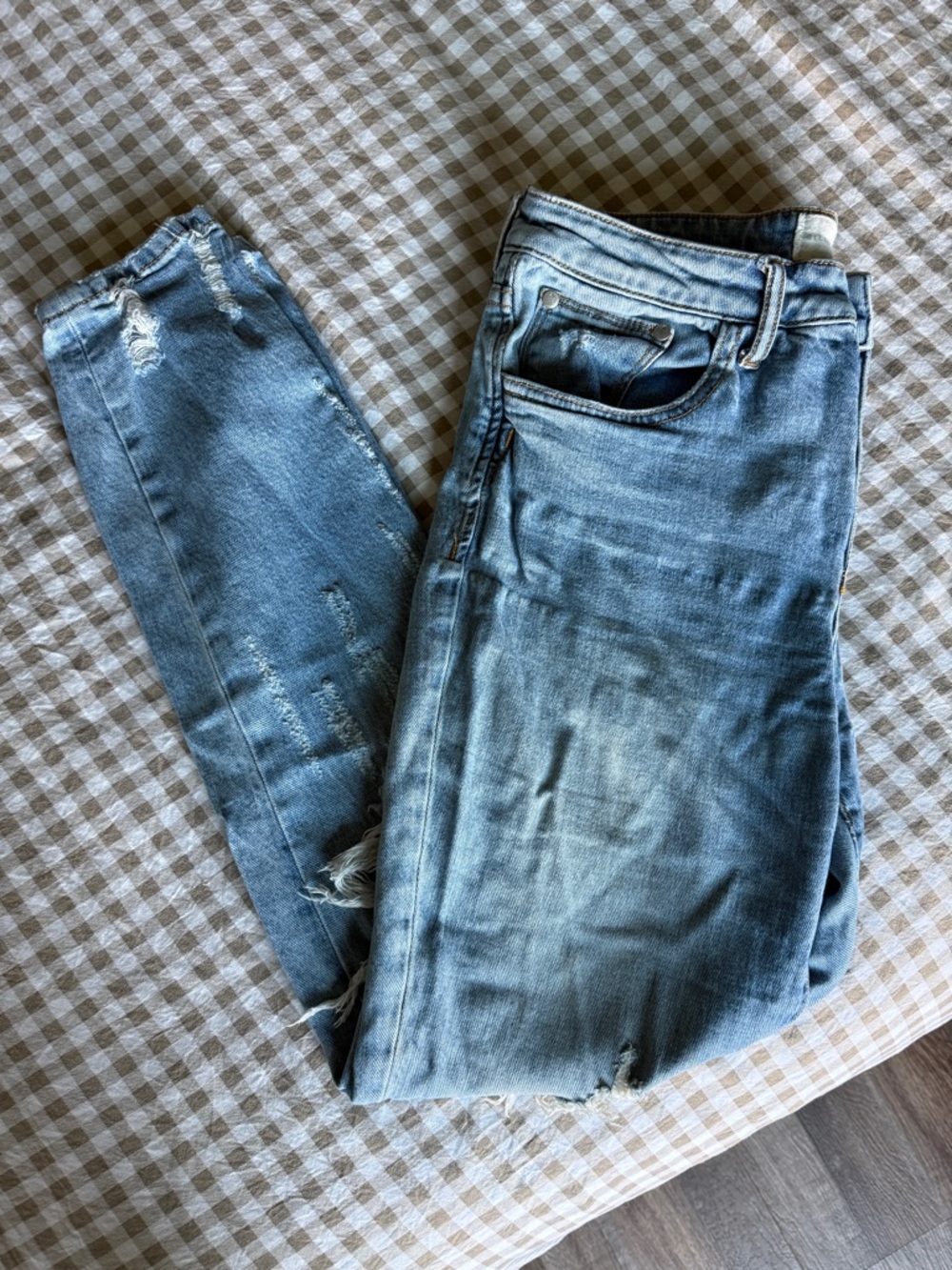 Gilded Intent Distressed Women’s Jeans